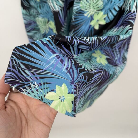 Unbranded Tropical Leaf Pattern Tankini Top Plus Size XXL Beach - Picture 6 of 9